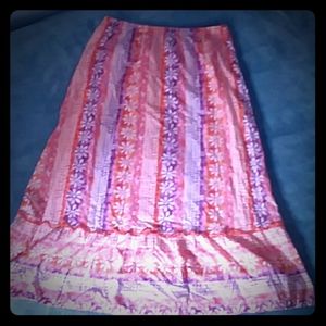 🌟Girl's Cosmos Coral Maxi Skirt